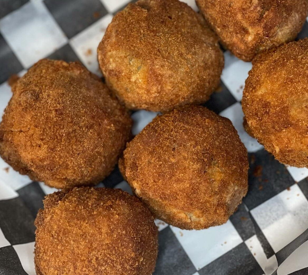 Boudin balls (bolas de boudin) Recetas de USA